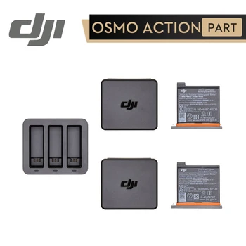 

DJI Osmo Action Charging Kit Charging Hub x 1 Battery x 2 Battery Case x 2 Increased Charging Efficiency