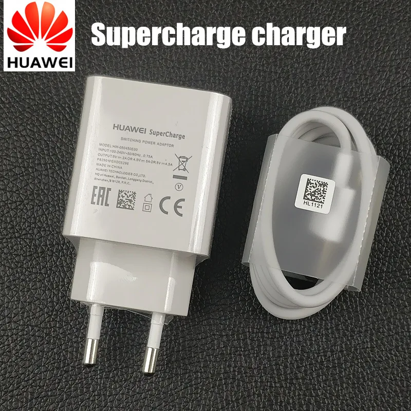 Original Huawei p20 Charger pro 5v/4.5a supercharge adaptor fast charge usb type C cable for p10