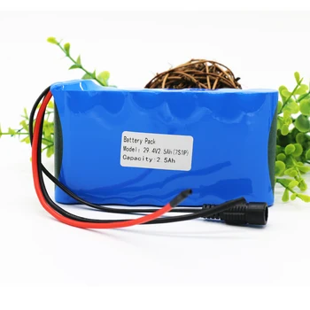 

KLUOSI 7S 29.4V 2.5Ah 18650 Li-ion Battery Pack with Balanced 20A BMS for Electric Unicycles Moped Ebike Scooters Light Bicycle