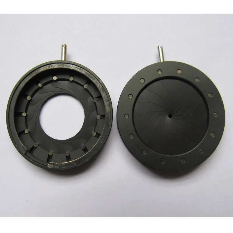 

2pcs 1.5-36mm Adjustable Camera Parts Mechanical Iris diaphragm Aperture Monitor PartsCondenser microscope 14 Blades