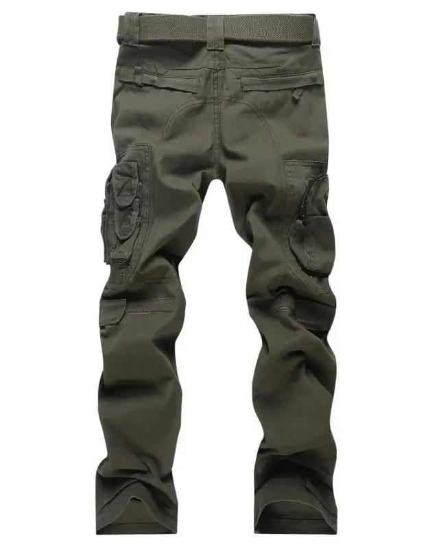 Новые мужские военные брюки Топ мульти-карман комбинезоны устойчивый к царапинам размера плюс хлопок повседневные брюки карго мужские армейские брюки B5F4