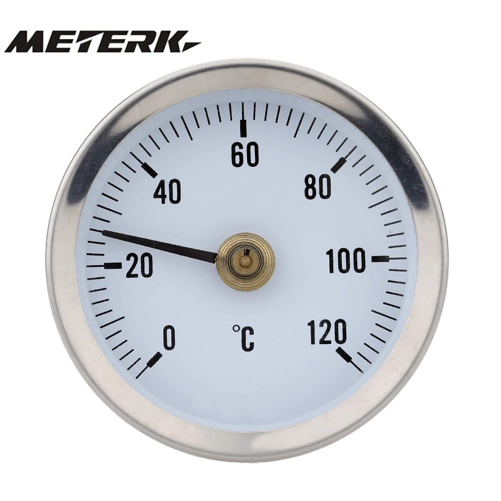 Bimetal Stainless Steel Surface Pipe Thermometer Temperature Gauge