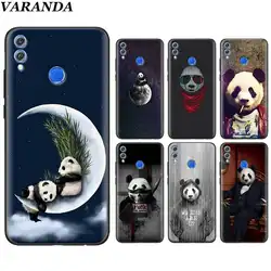 Силиконовые чехлы Panda Dab on the EM для huawei Honor 10 20 Lite 20 Pro Y6 Y7 Y9 2019 8X 8A 8C 8S черный мягкий чехол