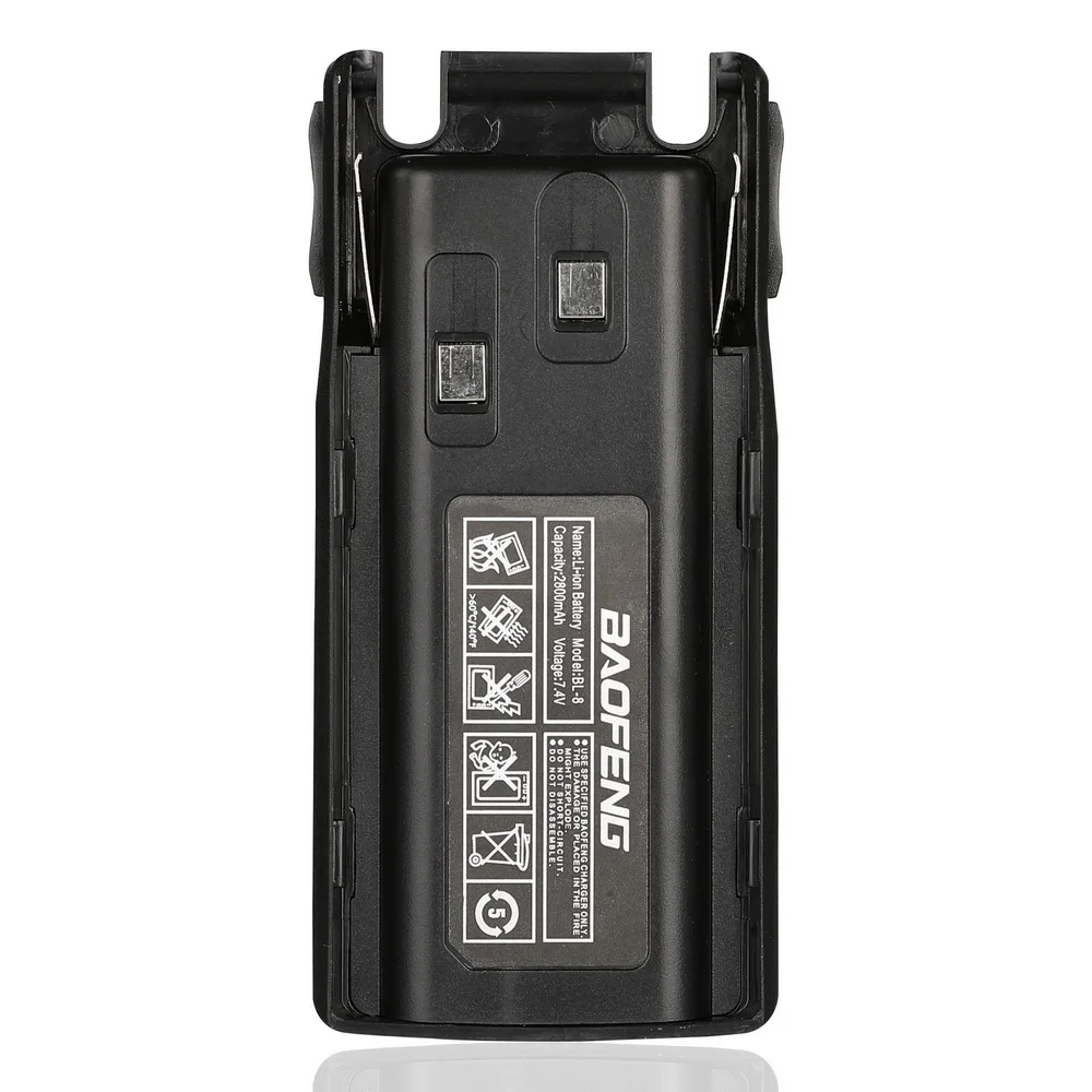 Новый Baofeng BL 8 2800mAh 3800mAh 7 4 V литий ионный аккумулятор для UV 82 8D 89 двухстороннее радио|Рации| |