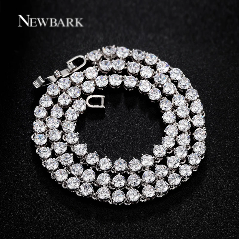 Newbark классический длинный Цепочки И Ожерелья Круг Rhinestone Ювелирные изделия с AAA