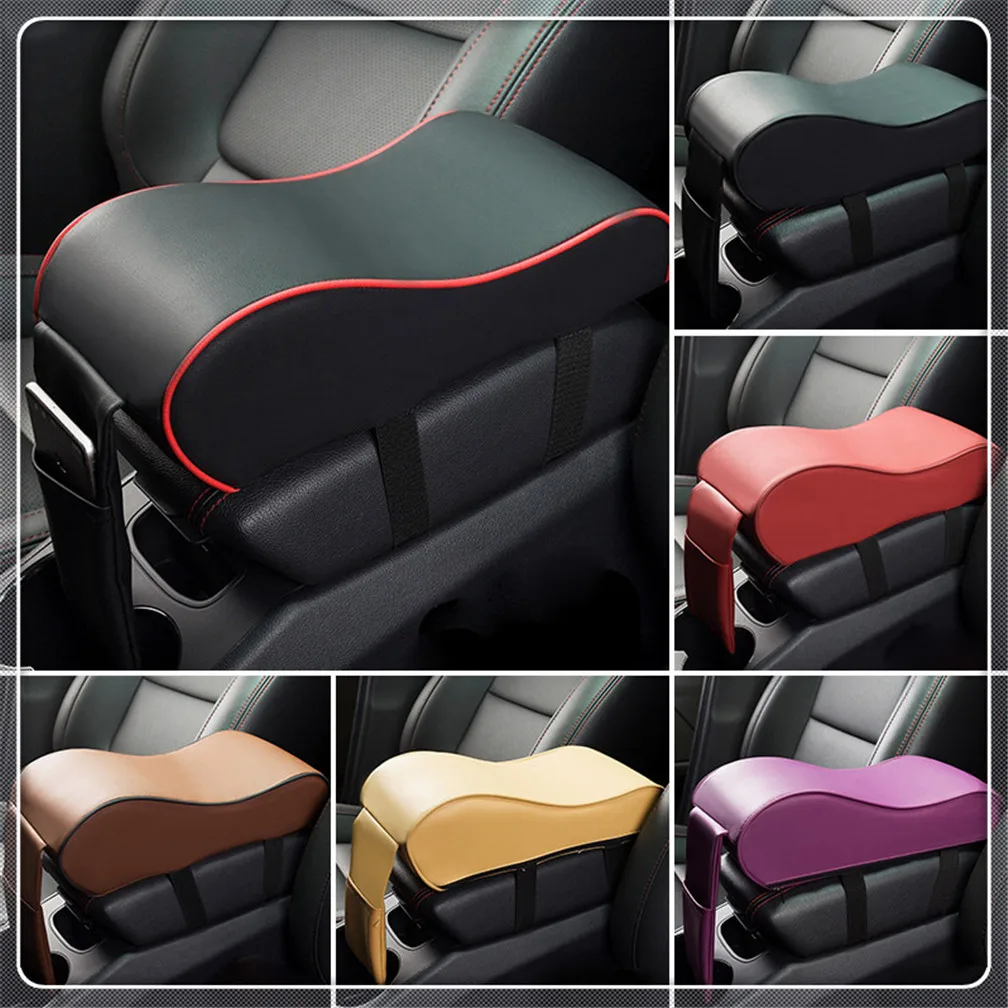 

Leather Car Armrest Pad Auto Center Console Arm Rest Seat Box for Toyota V Hilux Land Cruiser Avanza Carina Celica Corona