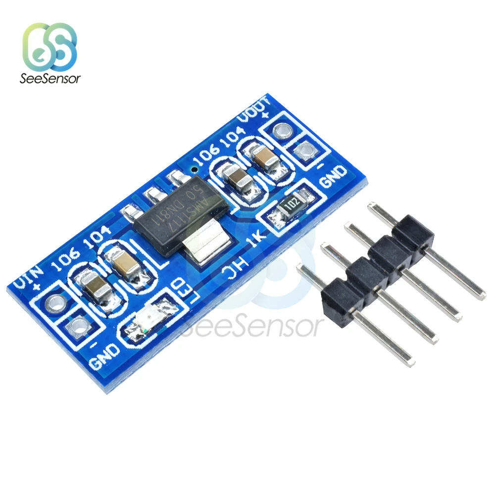 5PCS 2.5-5V TO 1.2V For DC-DC Step Down Power Supply Buck Module AMS1117-1.2V 5PCS 2.5-5V TO 1.2V For DC-DC Step Down Power Supply Buck Module AMS1117-1.2V