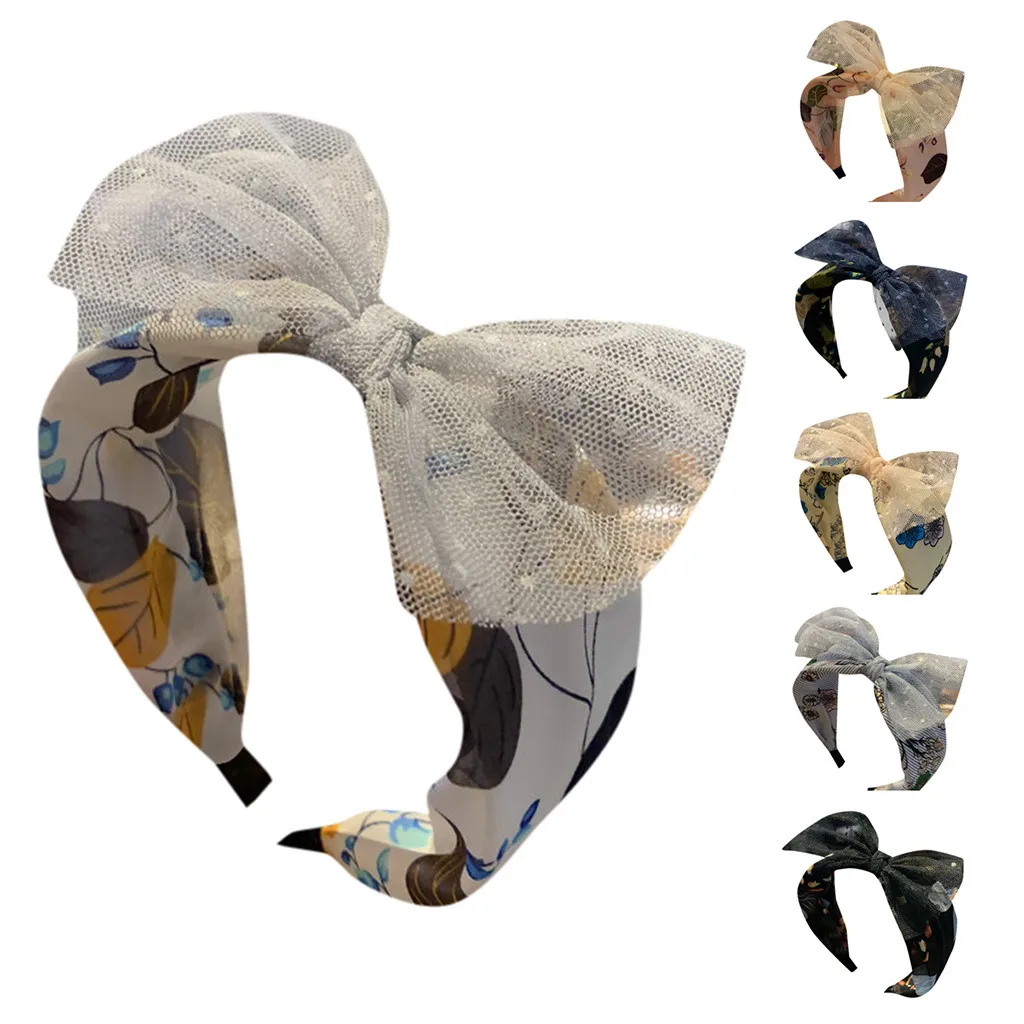 

Women's Spring And Summer Polka Dot Headband Bow Headband Fashion Hairband