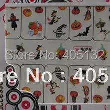 W091-w105 20 листов/lot Смешанные серии W мило милый дизайн Шинни воды Наклейка на перевода Стикеры ногтей стикеры