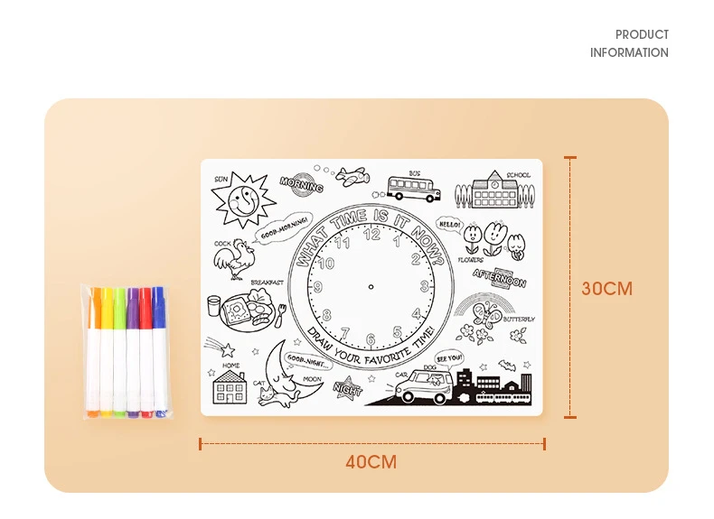 Творческий силиконовый слой против скольжения подставки для детей ясельного возраста без добавления бисфенола А моющиеся многофункциональный магический рисунок учиться рисовать доска - Цвет: 1