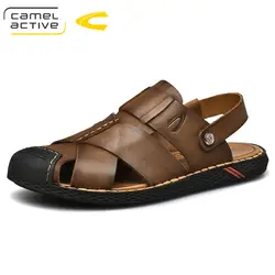 Camel Active 2019 новые босоножки из натуральной кожи мужская деловая обувь Повседневное тапочки Couhide из натуральной кожи пляжные сандалии
