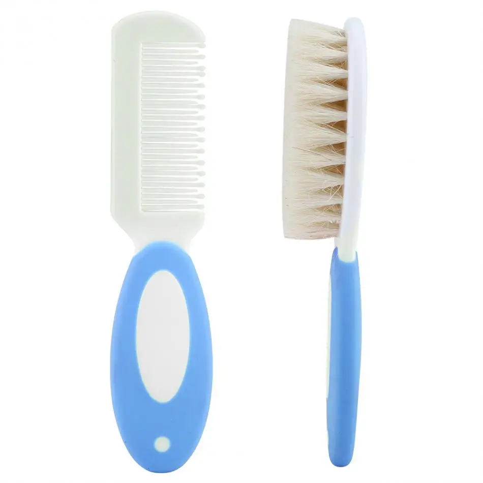 2Pcs/set Baby Hair Brushes Head Massager Baby Boy Girl Bath Brush Comb Set Portable Bath Wash Brush Newborn Baby Care Accessory