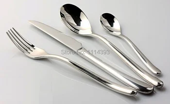 

1042 Forged 18-10 Stainless steel Cutlery set 30pcs / Flatware set of Restaurant or Hotel / Dinner Knife,fork,spoon / Tableware