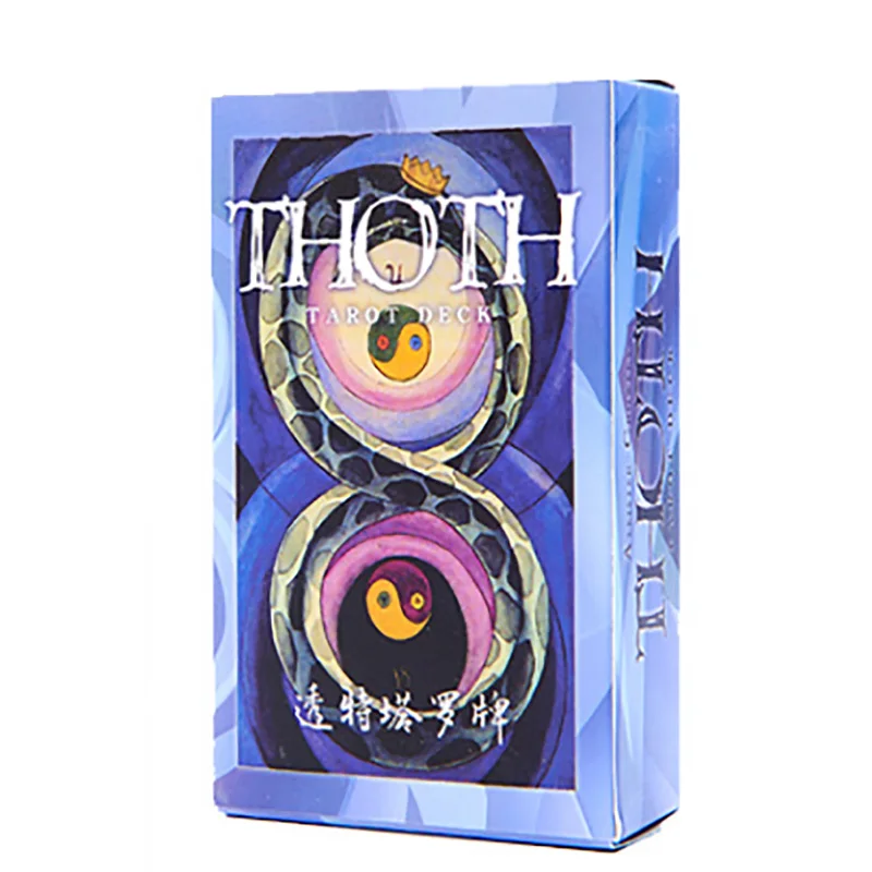 

THOTH Tarot Cards Divination Cards Game 12*7cm Cards Chinese Version For Family/Friends