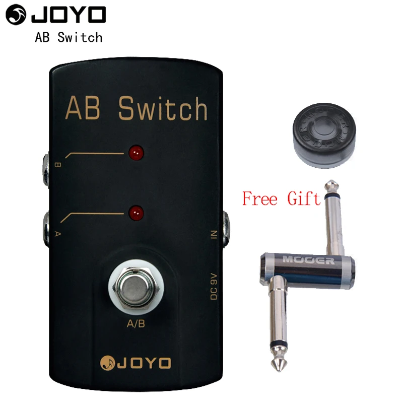 

JOYO JF-30 A/B Switch to route your signal to two different setups + One MOOER PC-Z Pedal Connector and One Cover Cap