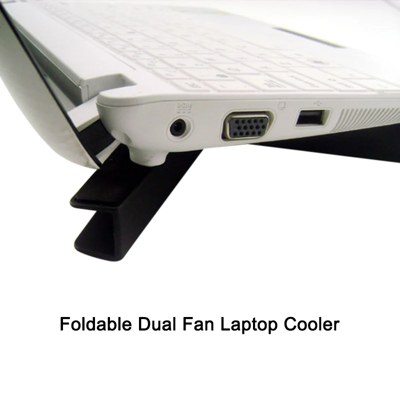 Охлаждающая подставка для ноутбука Подставка охлаждающая Складная двойной вентилятор USB портативный удобный EM88