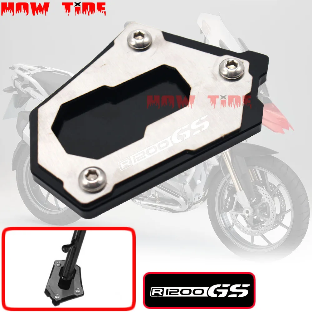 

Motorcycle Kickstand Foot Side Stand Extension Pad Support Plate For BMW R1200GS Adventure LC K50 K51 2013 2014 2015