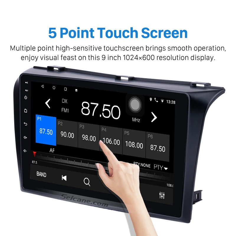 Flash Deal Seicane 1024*600 Multi-touch Android 8.1 Bluetooth GPS System Car Radio for 2004-2009 Mazda 3 support OBD2 3G WiFi 1080P DVR 2