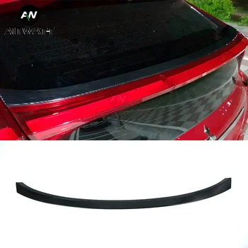 

Fit For Mitsubishi Eclipse Cross Spoiler 2017 2018 Auto Part Carbon Fiber Rear Trunk Lid Cover Trim Frame 1Pcs Car Accessories