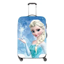 Mode Femmes Voyage Accessoires Elsa Princesse Étanche Bagages Housse De Protection Élastique Couverture Pour 18-30 pouce Voyage Bagages
