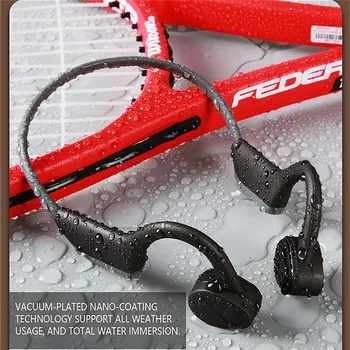 

J20 Open-Ear Bluetooth QCC3003 V5.0 Headphones Bone Conduction Headsets Wireless Sports Earphones Handsfree Headsets 40MR20