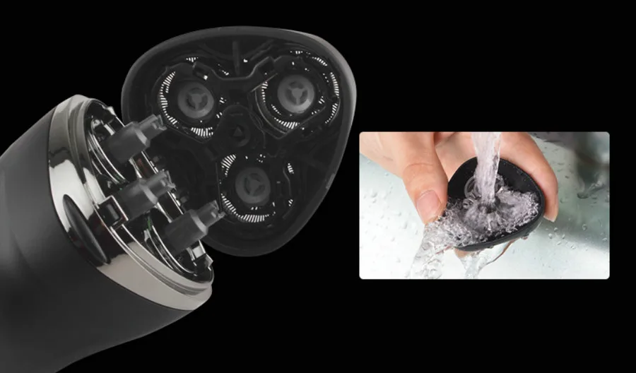 Rs935 Для мужчин бритвы электробритва 220 В станки для бритья для Для мужчин Rasoir electrique homme 3D тройной плавающей лезвия дополнительную лезвие