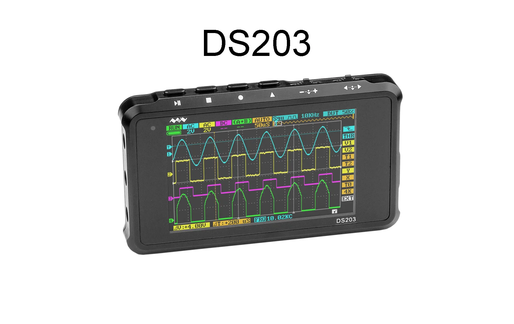 

DS211 DS212 DS202 DS203 pocket oscilloscope Mini handheld open source oscilloscope