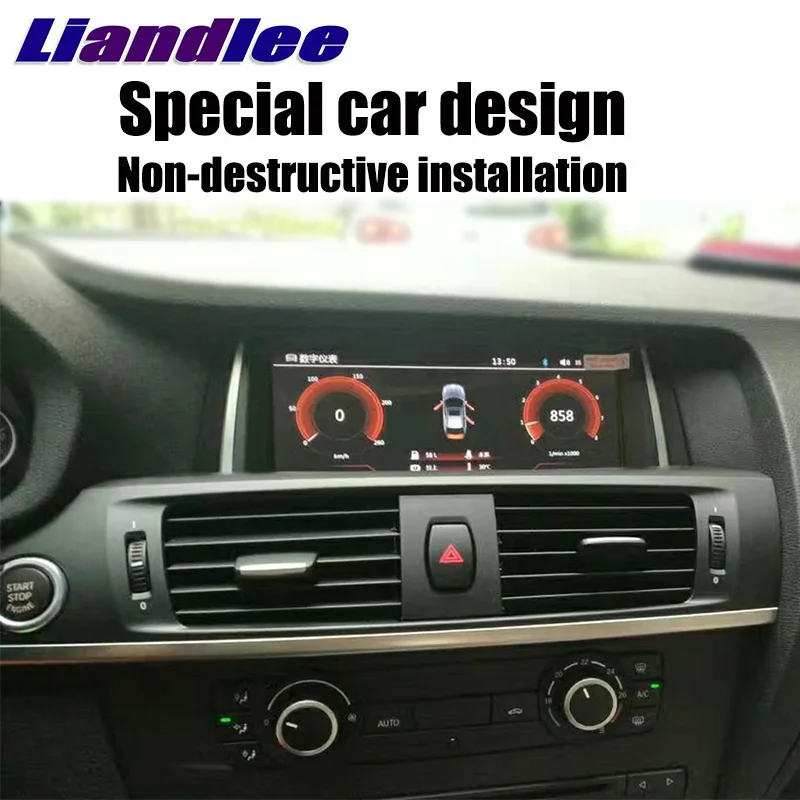 Liandlee автомобильный мультимедийный плеер NAVI для BMW X3 F25 2010~ CIC NBT Автомагнитола Android 8,8 дюймов стерео ID7 UI gps навигация