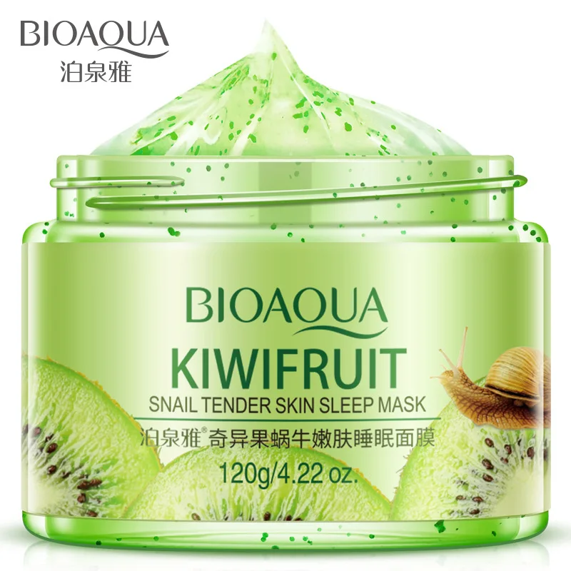 Bioaqua, маска для сна, не моющаяся, гранат, Kiwif, фруктовые маски для лица, уход за кожей, увлажняющий, успокаивающий, восстанавливающий ночной крем