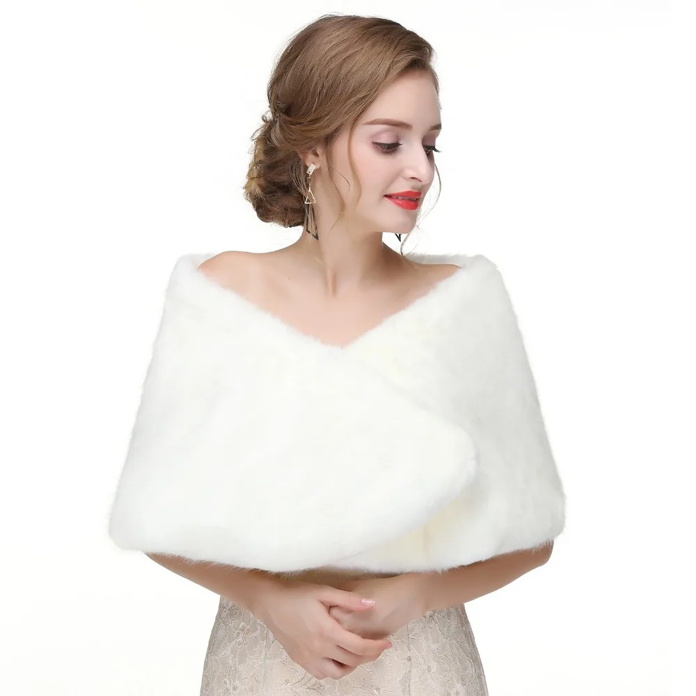 Элегантные мягкие накидки Forevergracedress на осень и зиму накидка из искусственного