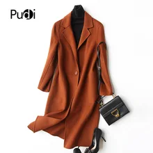 PUDI A37002 женская зимняя теплая шерсть полиэстер с воротником пальто Женская куртка, пальто