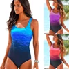 2022 Sexy One Piece Women Swimwear Print Beach Woman Bikini Swimsuit Bathing Suit Push Up Cross Back Monokini Summer Clothes ► Photo 1/6