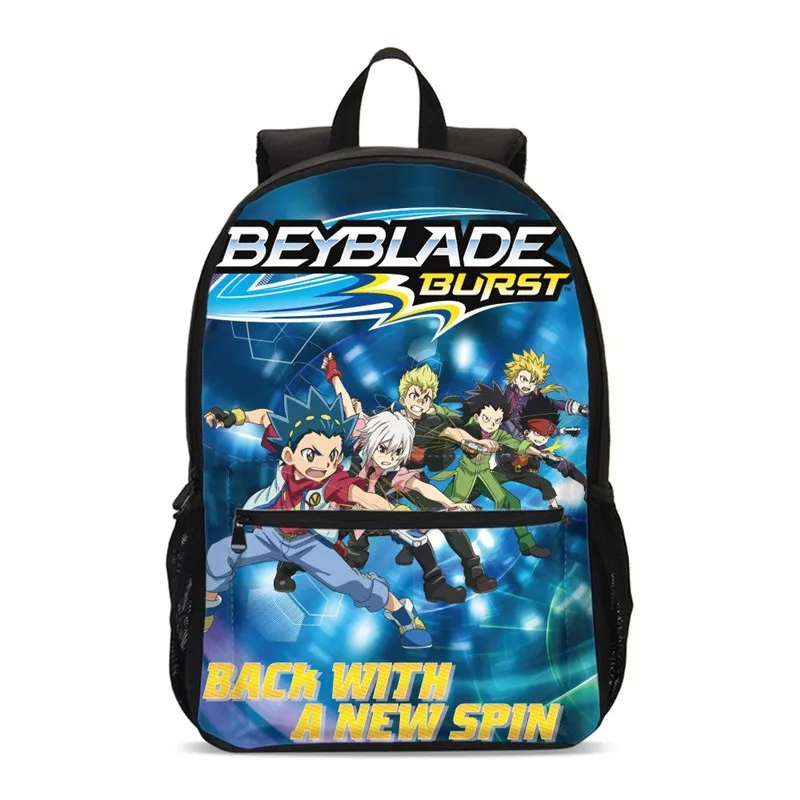 Рюкзак для мальчиков и девочек, крутой аниме, Beyblade Burst, 3D печать, рюкзак школьный для ноутбука, рюкзак, ранец Mochila Escolar - Цвет: SCBU015001OJS