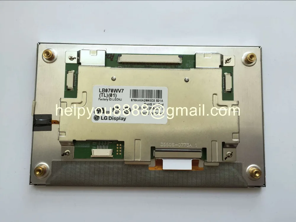Оригинальный Новый LB070WV7 (TL) (01) LB070WV7-TL01 оригинальный 7 дюймов 800*480 светодиодный