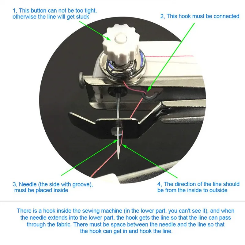 Мини Портативная ручная швейная машинка Быстрый швейный инструмент для детской одежды ткани с дополнительными валами с иглой и ниткой инструменты