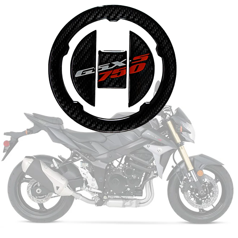 

motorcycle Protector decals 3D Carbon Fiber Motorcycle Oil Fuel Gas Cap Cover Decal Sticker For Suzuki GSXS750 GSX-S750 2015-16