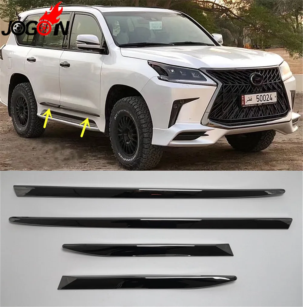 Us 209 79 19 Off Special Black Edition Side Door Body Molding Cover Trim For Lexus Lx570 2010 2012 2013 2014 2015 2016 2017 2018 2019 In Chromium