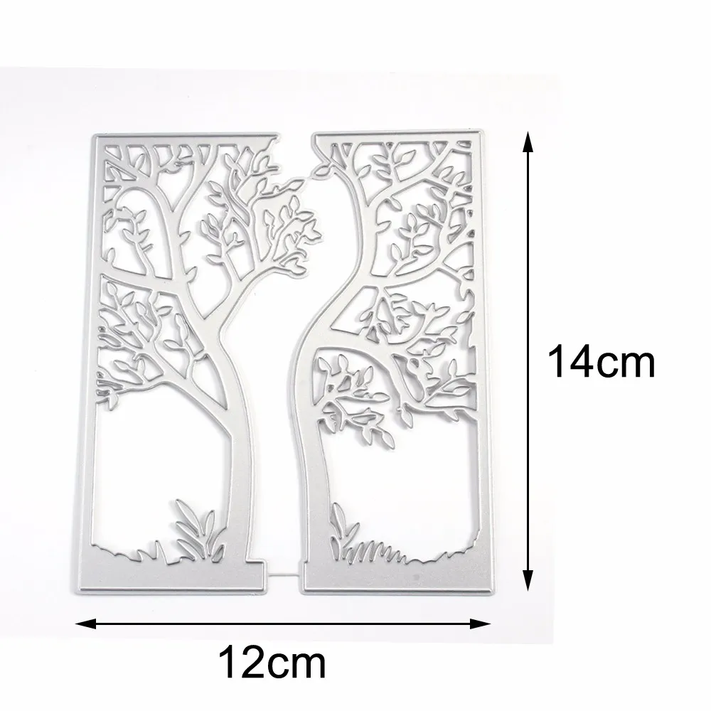 Металлические режущие штампы Скрапбукинг цветок лист трава дерево фон ремесло высечки карты изготовление diy snijmal en трафареты с тиснением - Цвет: G