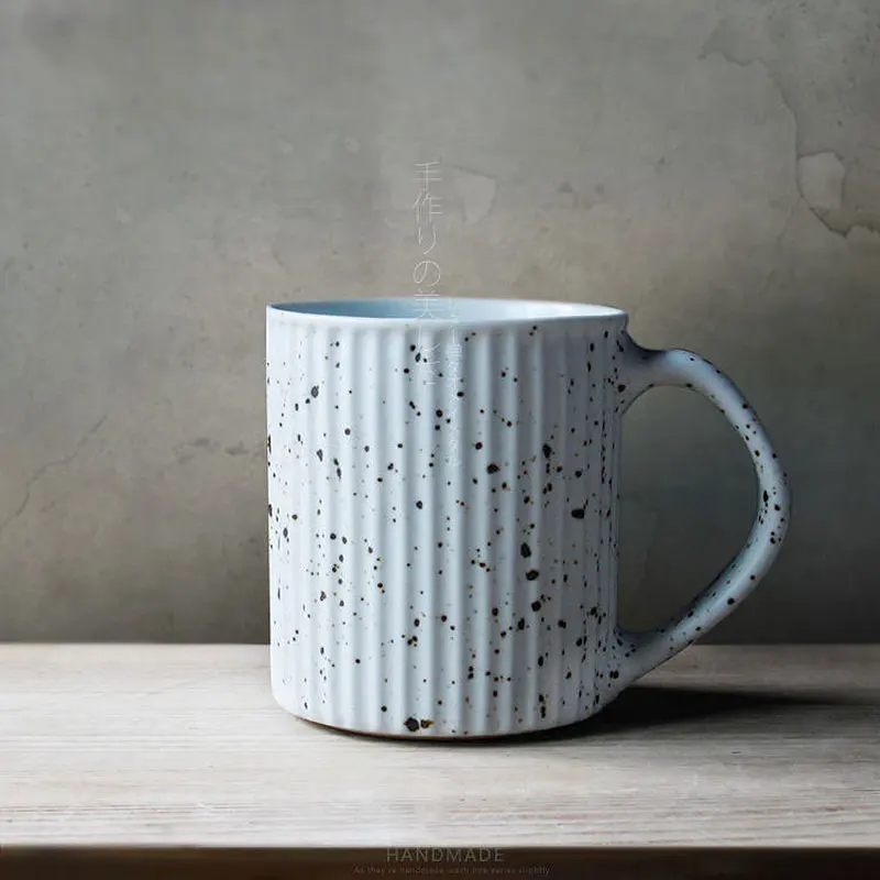 handmade coffee mug high quality pottery ceramic cup with handgrip