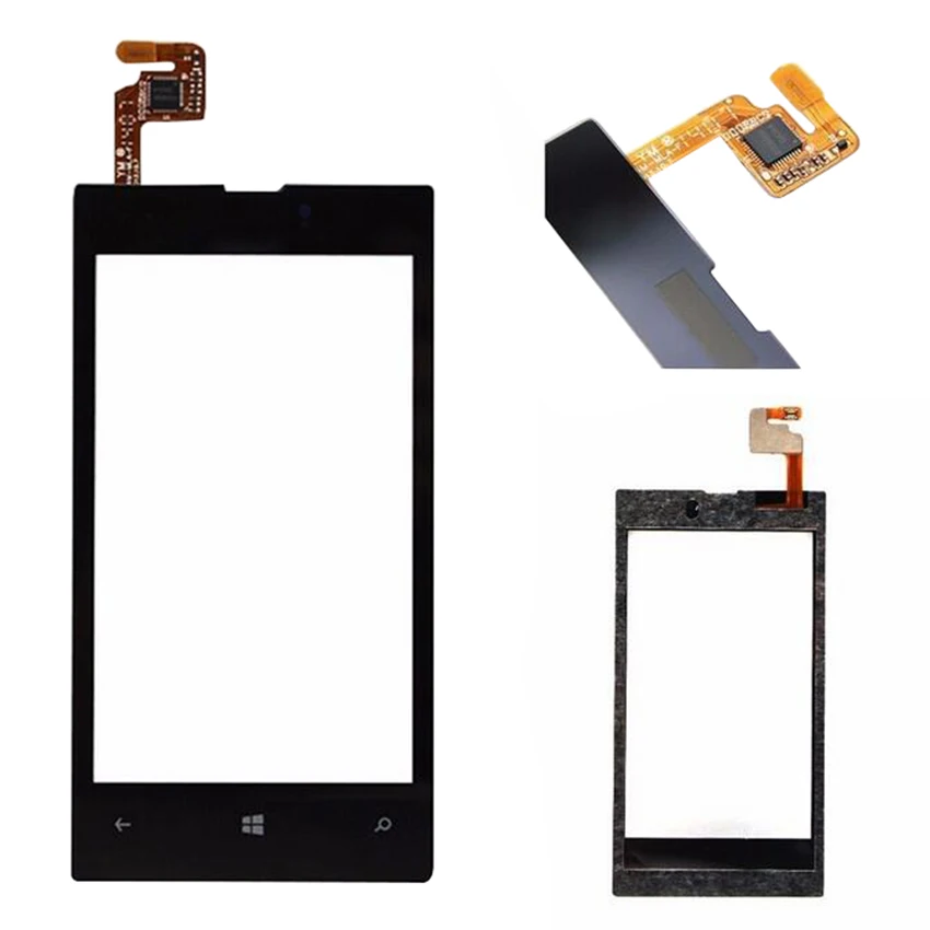Передняя Сенсорная панель дигитайзер сенсор для Nokia Lumia 520 525 N520 N525 сенсорный экран