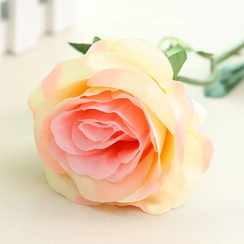9 шт. ветка стволов латекса Роза руки фетр моделирование декоративное искусственные, Силиконовые розы цветы дома свадьба