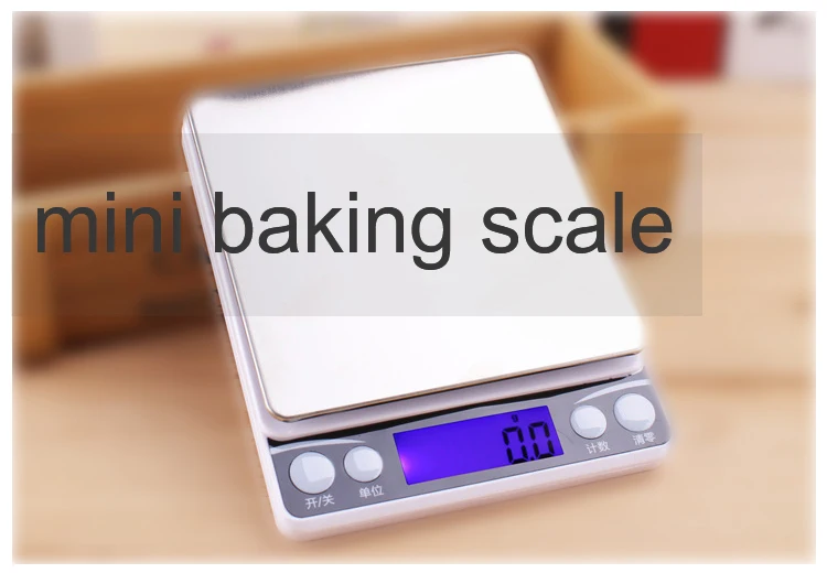 fashion design Portable High precision Easy to Clean Stainless Steel Digital Kitchen Scale