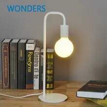 Moedern простая модная железная металлическая краска настольная лампа прикраватная лампа для чтения настольная лампа ночное освещение детская обучающая лампа
