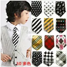 30 конструкций дети связывает галстук колье галстук Мальчики Девочки Галстуки B абы Галстуки, 10 шт./лот, dandys