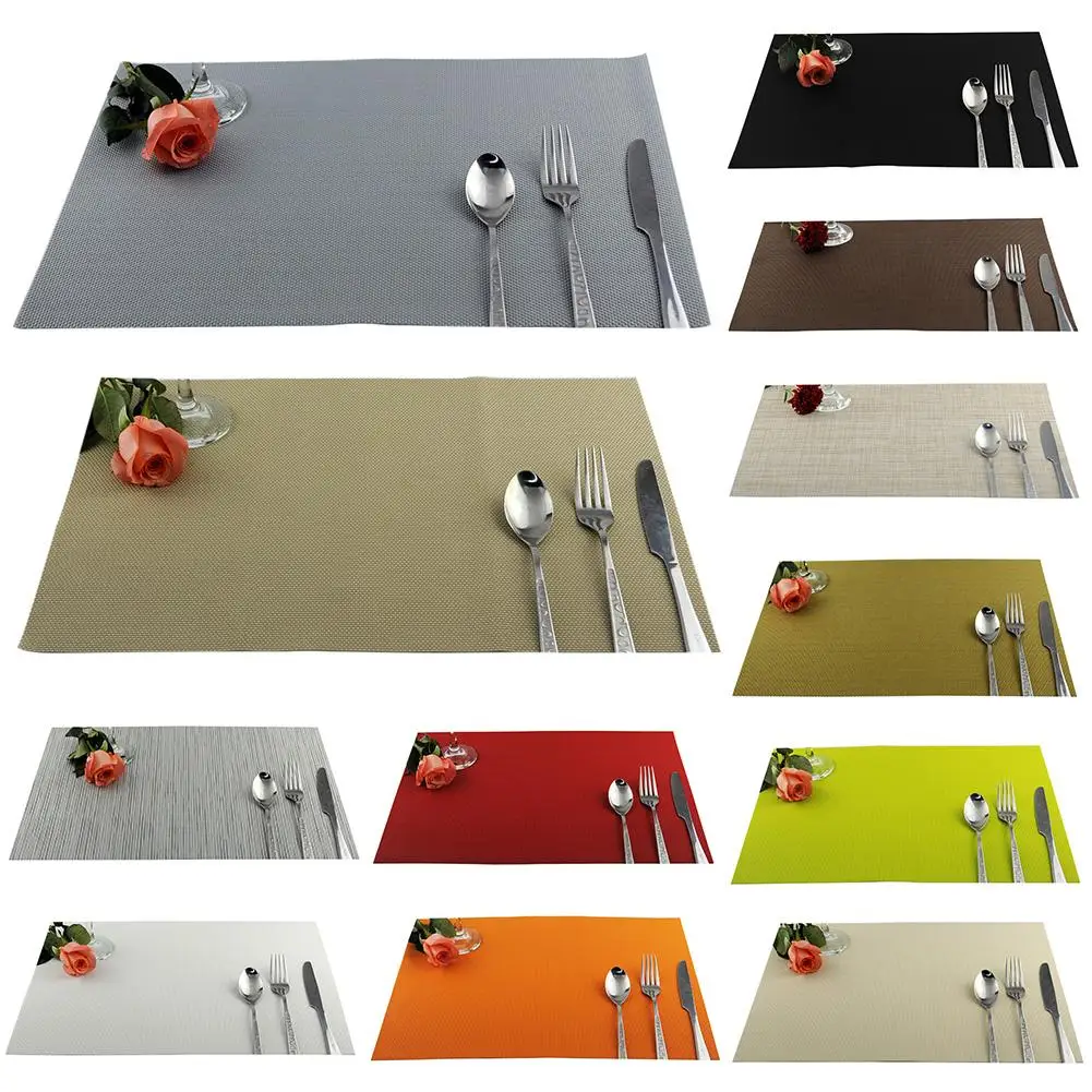 

Washable PVC Placemat Insulation Table Mat Non-slip Bowl Pad Coaster hot sale