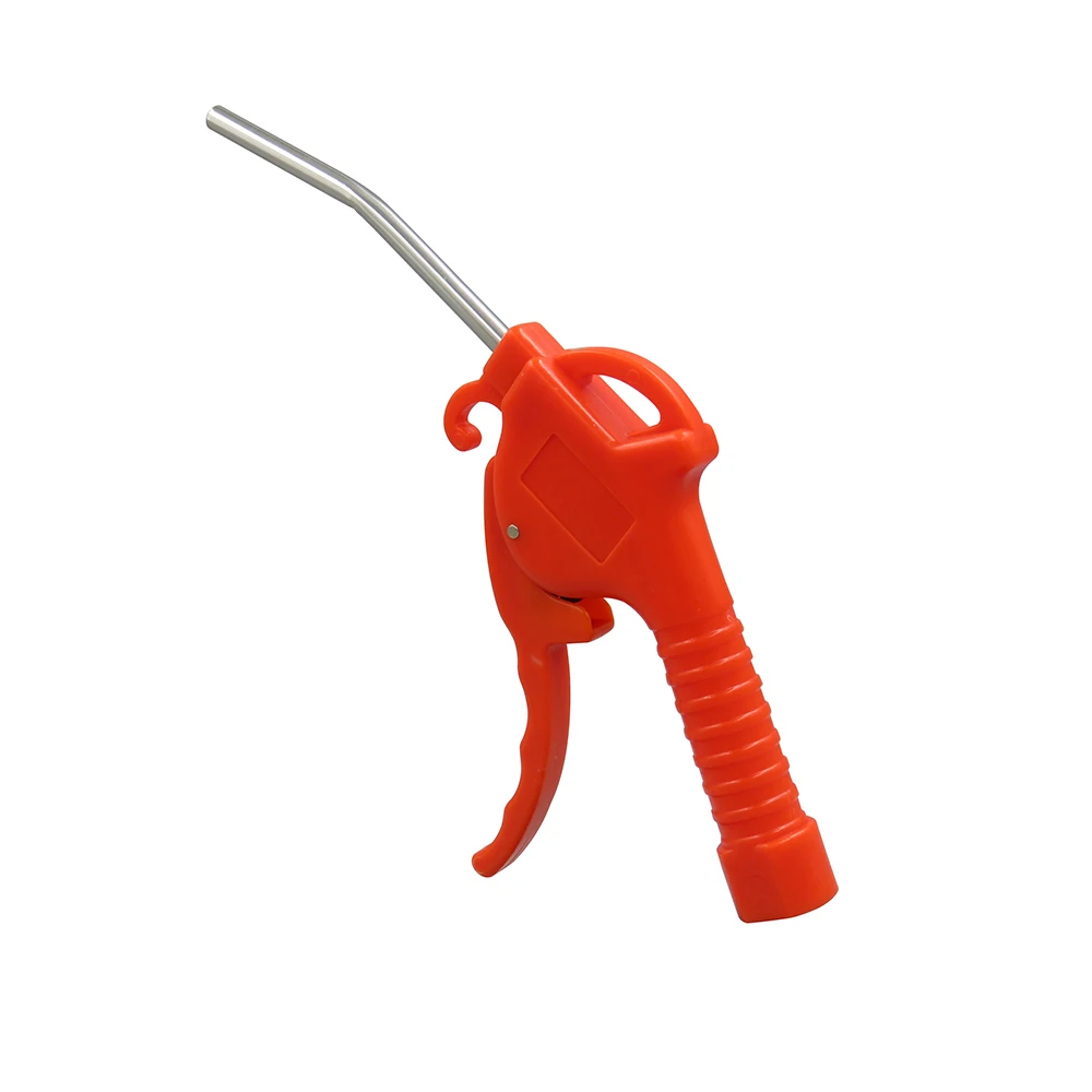 Air Blow Gun Red Plastic Handle Angled Bent Nozzle Air Duster Blow Gun Cleaner Air Blower Duster Blow Dust Gun Pneumatic Tool