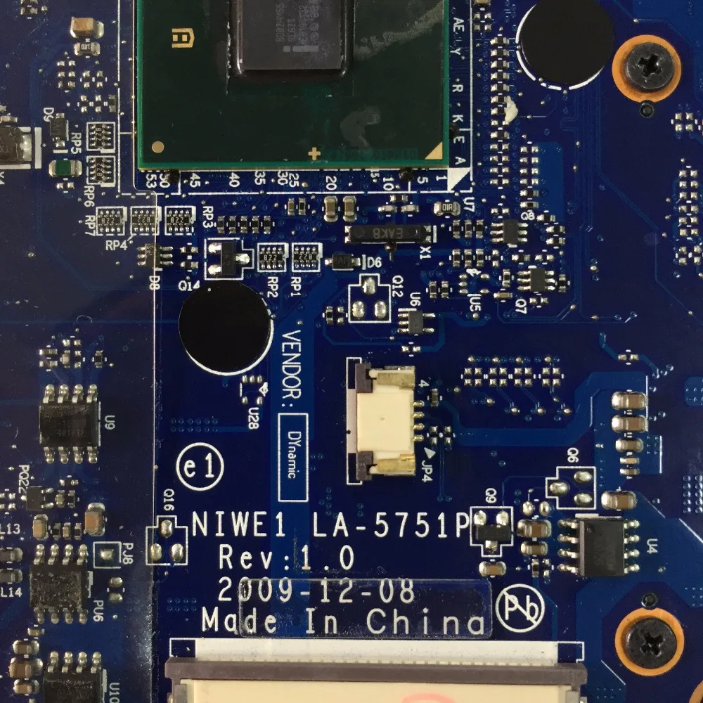 KEFU NIWE1 LA-5751P motherboard For Lenovo G460 Laptop Motherboard without HDMI port G460 original Test mainboard
