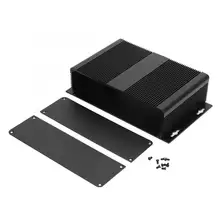 Печатная плата инструмент Алюминиевый охлаждающий ящик DIY корпус для электронных проектов чехол 54*204*120 мм