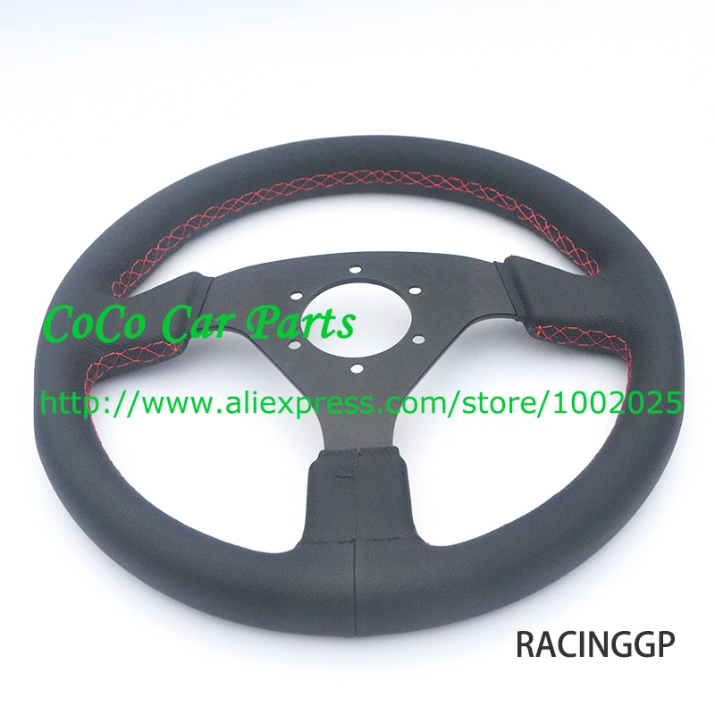 RACINGGP flat leather steering wheel (2)