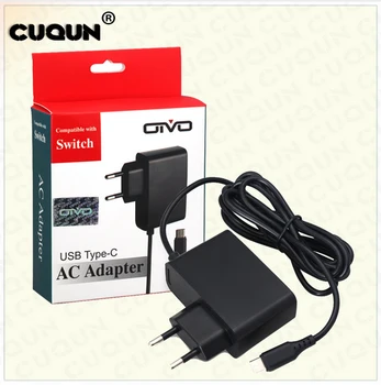 

5PCS/LOT AC Adapter Charger for Nintend Switch NS Console EU Plug Charger Wall Adapter Charging Power Supply Home and Travel Use
